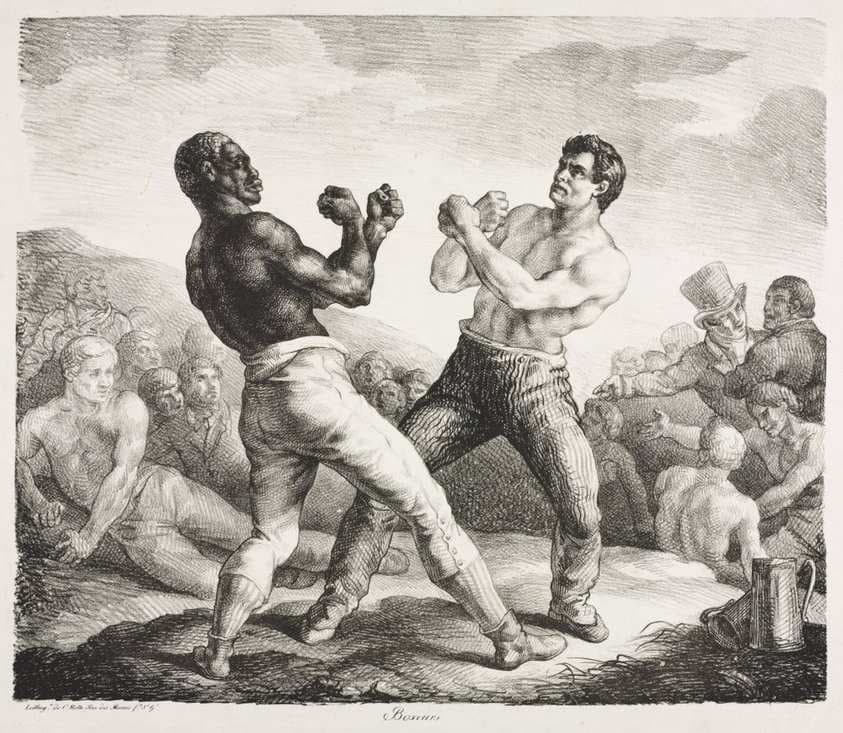 Boxers — Théodore Géricault