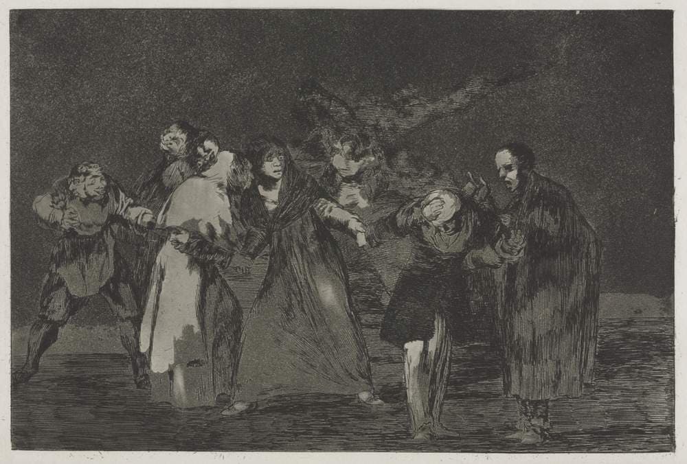 The Proverbs:  Wounds Heal Quicker Than Hasty Words — Francisco Goya