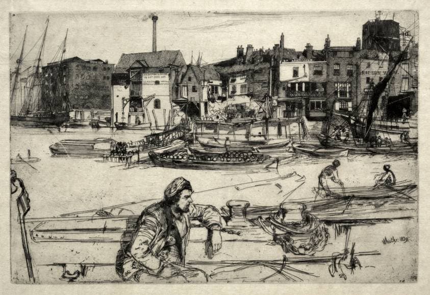 Black Lion Wharf — James Abbott McNeill Whistler