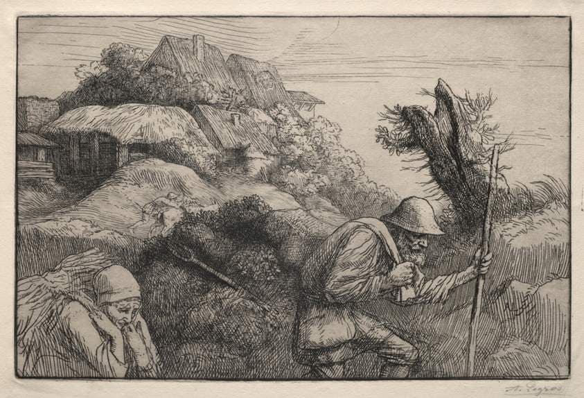 Return from the Woods — Alphonse Legros