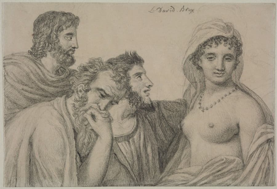 Phryne before Her Judges — Jacques-Louis David