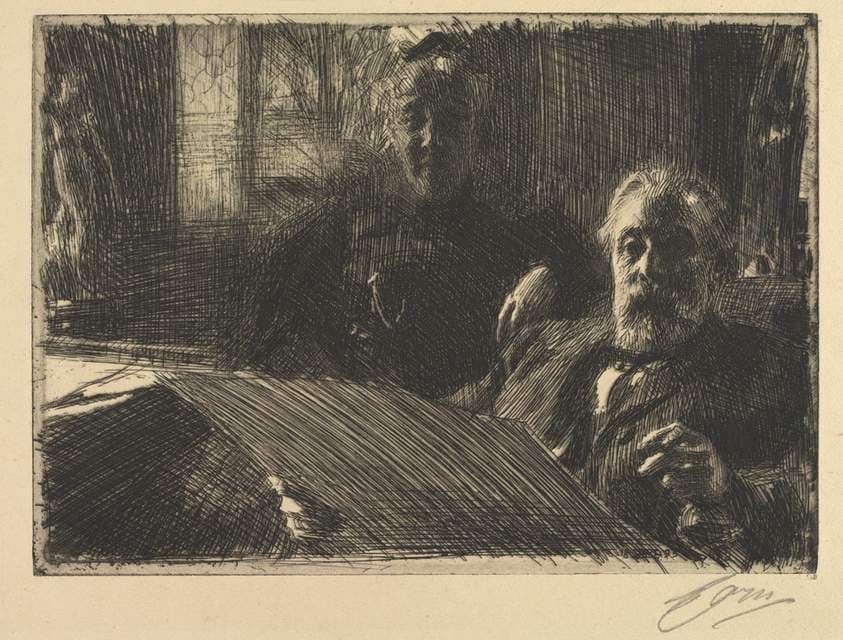 Mr. and Mrs. Fürstenberg — Anders Zorn