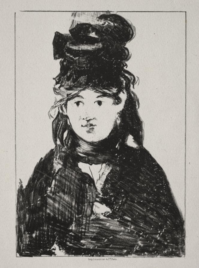 Portrait of Berthe Morisot — Édouard Manet