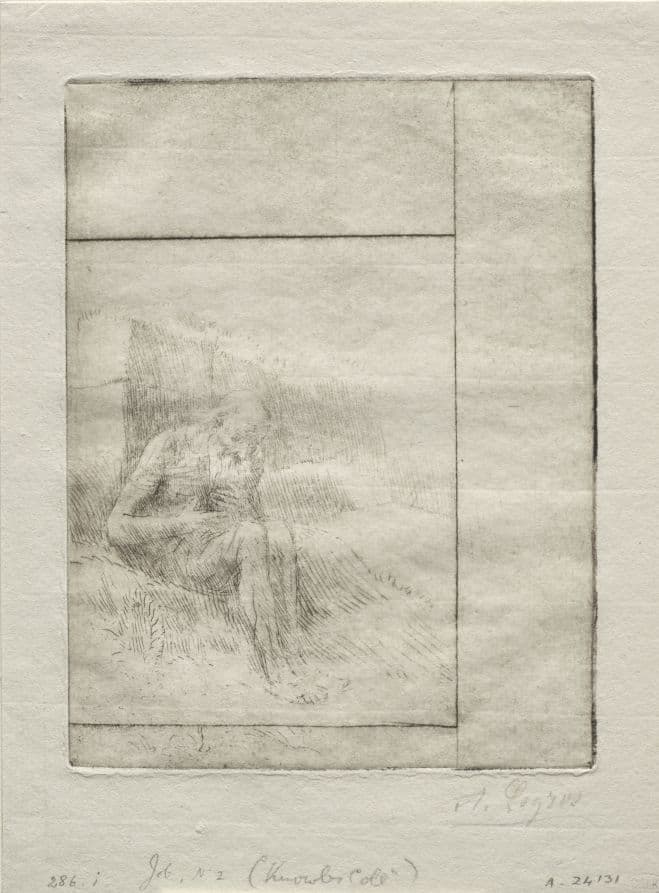 Job (2nd Plate) — Alphonse Legros