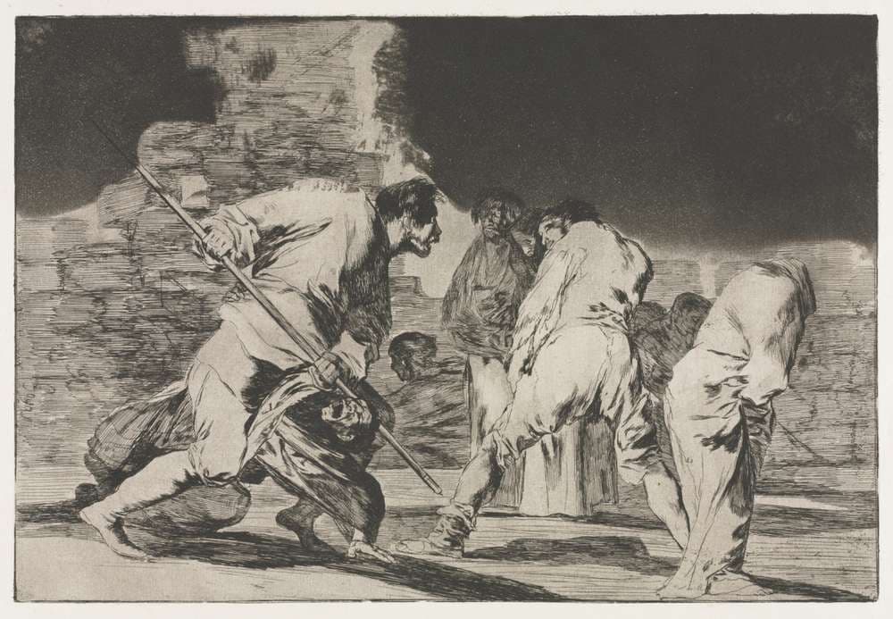 The Proverbs:  The Folly of Fury — Francisco Goya