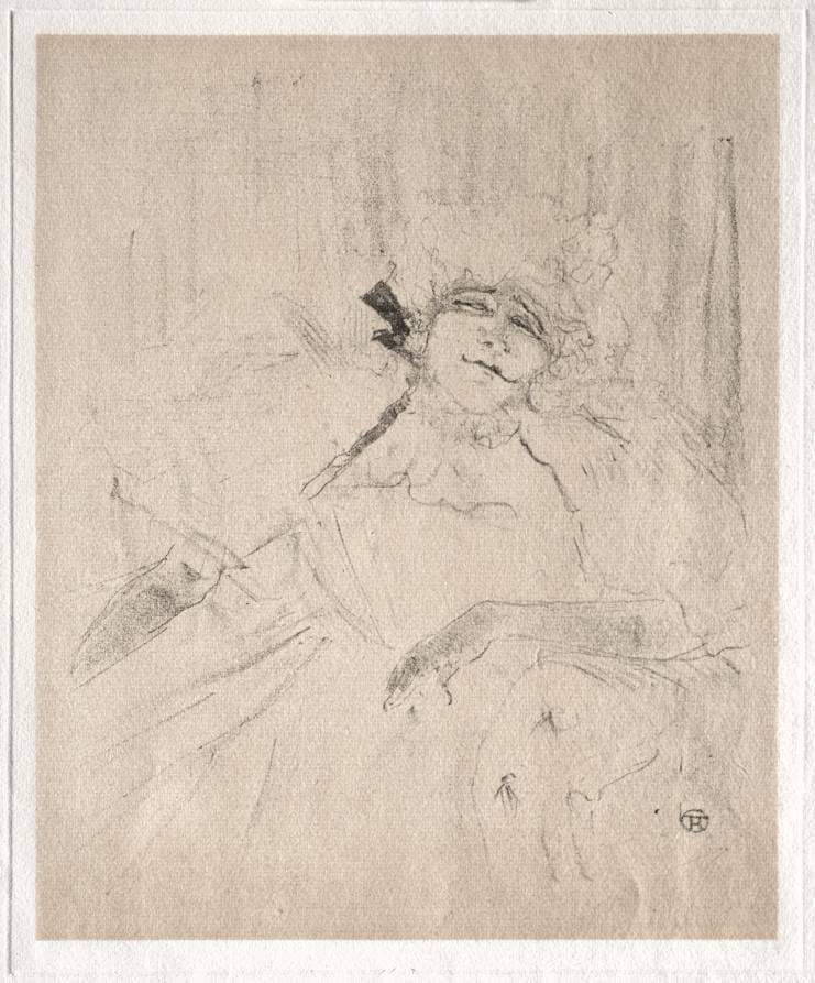 Yvette Guilbert:  Chanson Ancienne — Henri de Toulouse-Lautrec