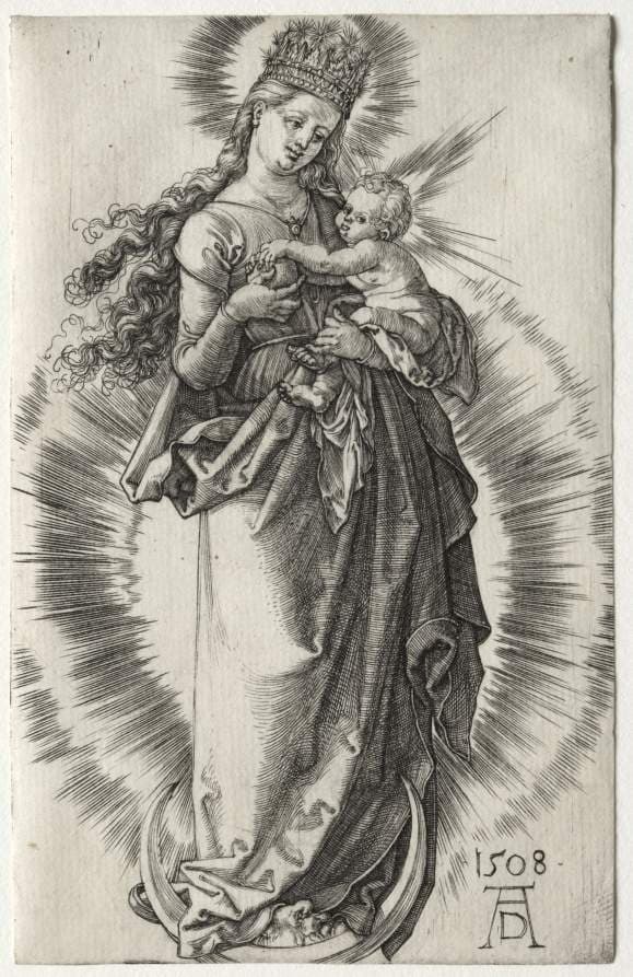 The Virgin with a Starry Crown — Albrecht Dürer
