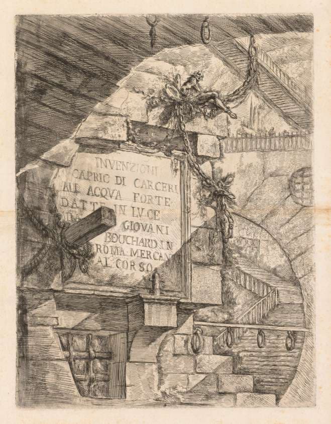 The Prisons — Giovanni Battista Piranesi