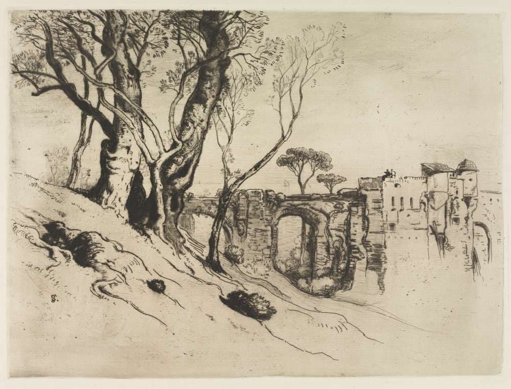Olive Trees of the Riviera — Samuel Colman