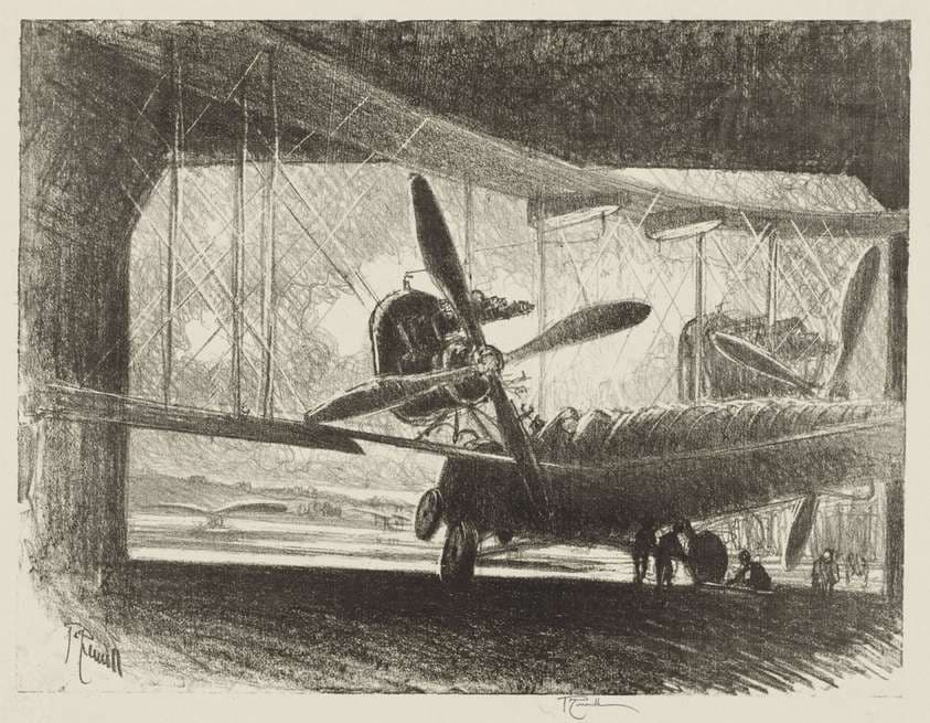 English War Work:  The Big Bug — Joseph Pennell