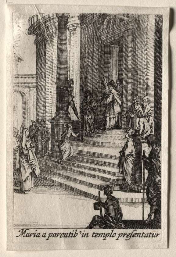 The Life of the Virgin:  The Presentation of the Virgin in the Temple — Jacques Callot