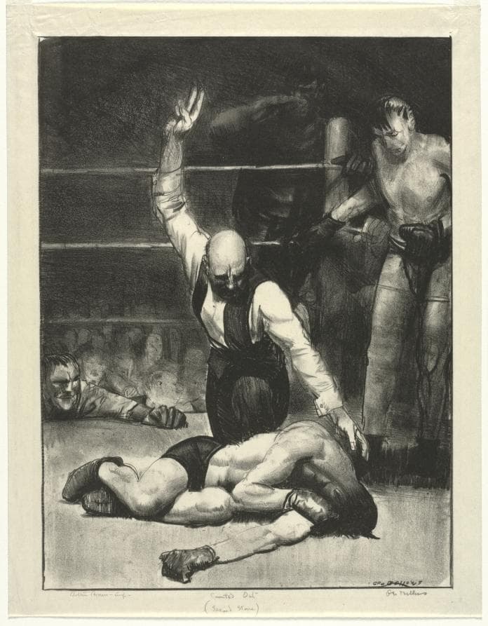 Counted Out, Second Stone — George Bellows