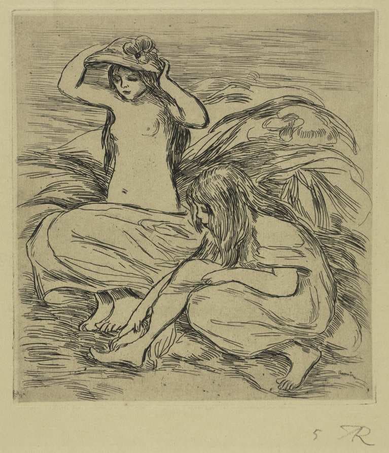 The Two Bathers — Pierre-Auguste Renoir