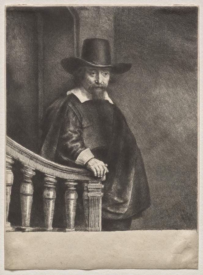 Ephraim Bonus, Jewish Physician — Rembrandt van Rijn