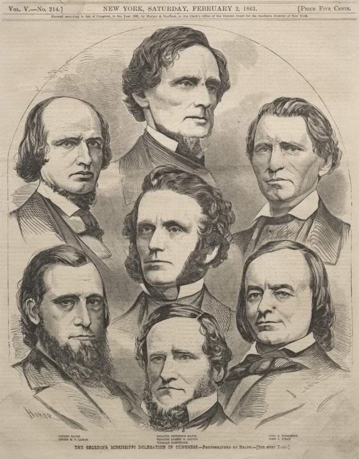 The Seceding Mississippi Delegation in Congress — Winslow Homer