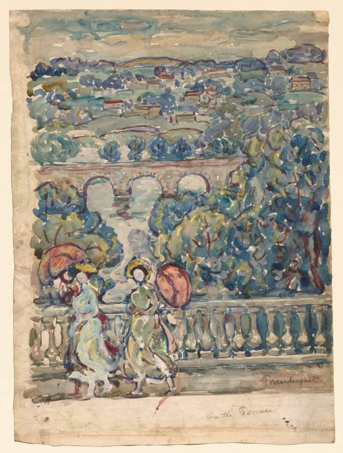 From the Terrace — Maurice Prendergast