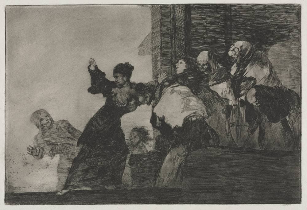 The Proverbs:  Poor Folly — Francisco Goya