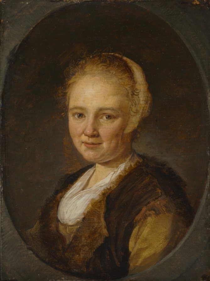 A Young Woman — Gerrit Dou
