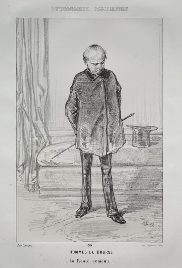 Hommes de Bourse — Paul Gavarni