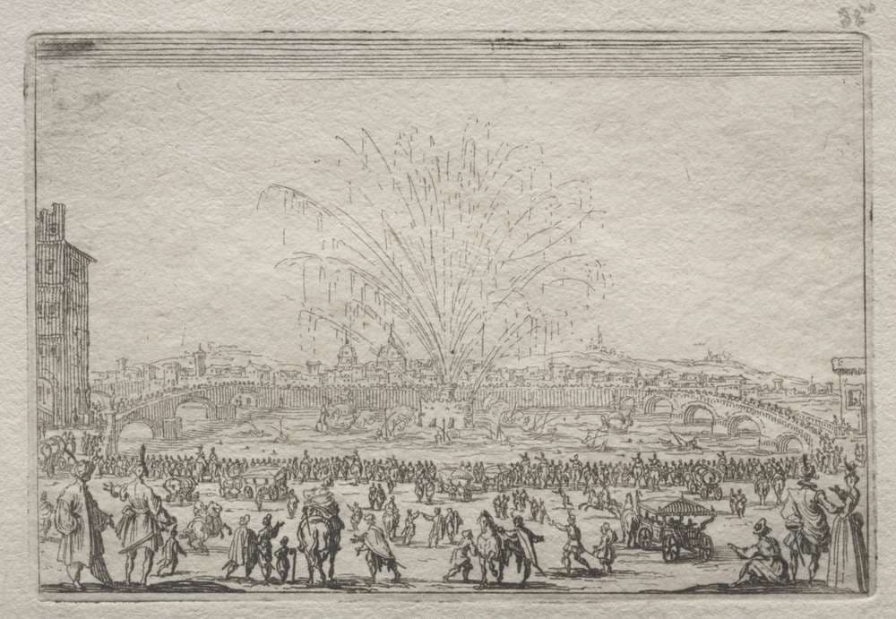 Fireworks on the Arno — Jacques Callot