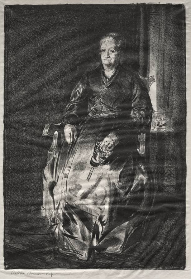 Study of My Mother, Second Stone — George Bellows