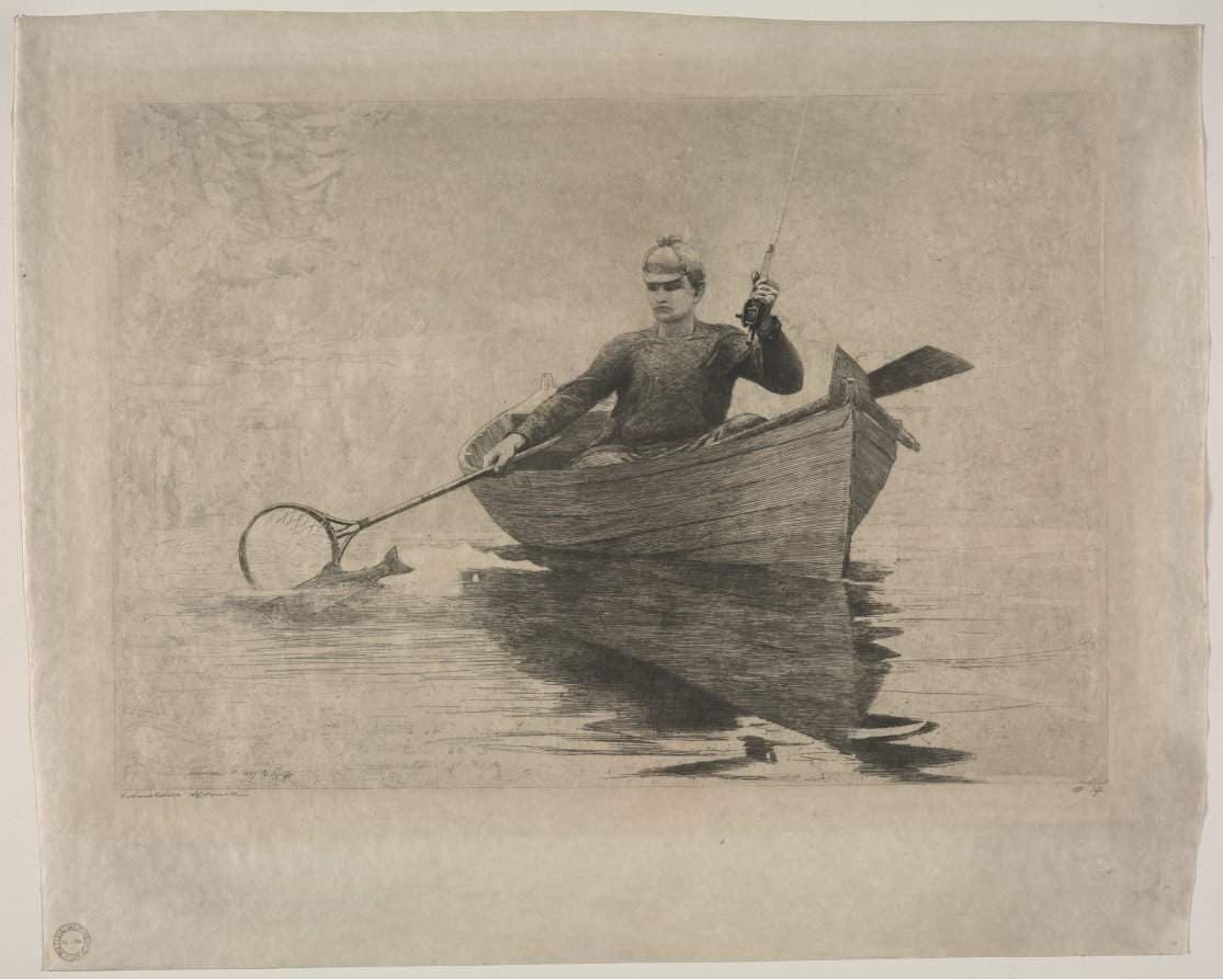 Fly Fishing — Winslow Homer