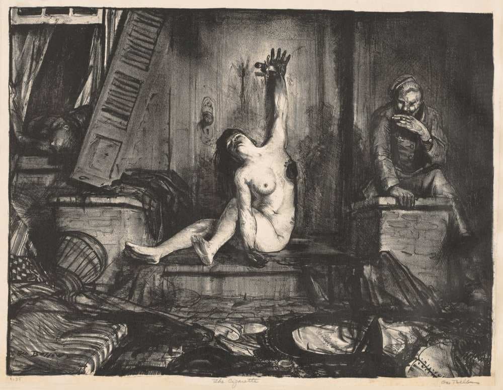War Series:  The Cigarette — George Bellows