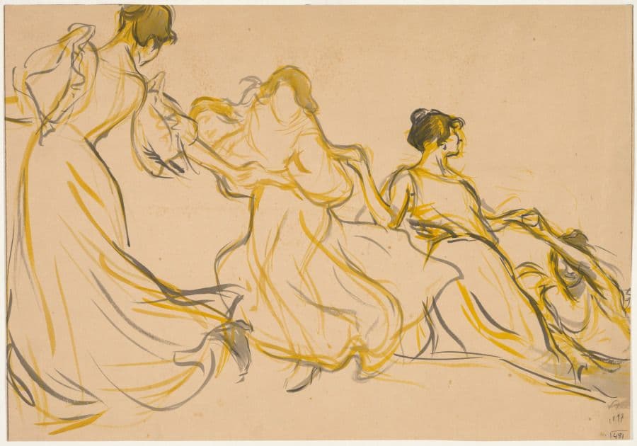 Study for a Decoration for the Salle des Fêtes of the Town Hall of Paris's 11th arrondissement — Victor Emile Prouvé