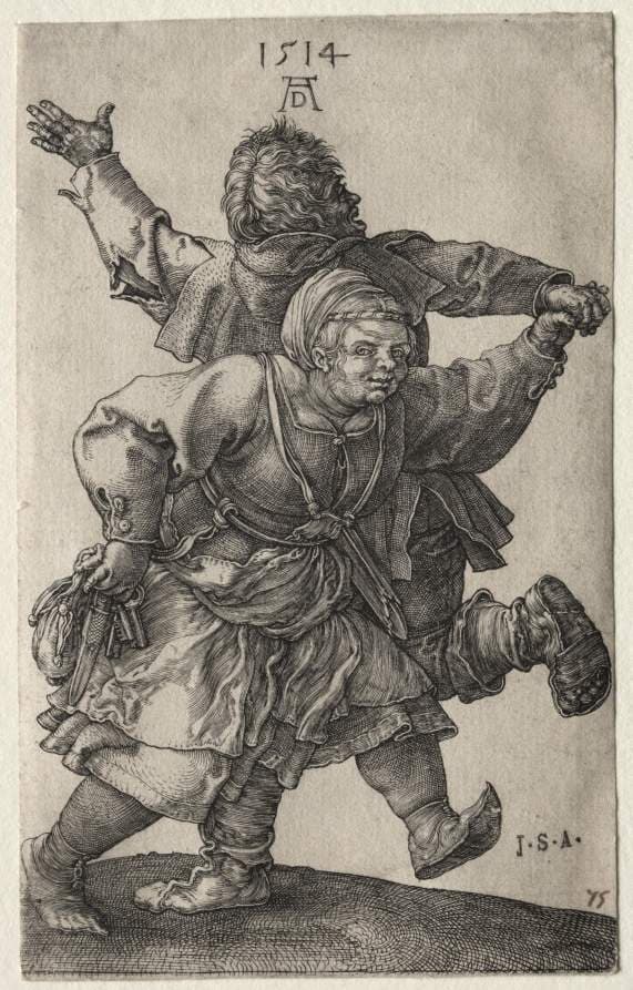 Peasant Couple Dancing — Albrecht Dürer
