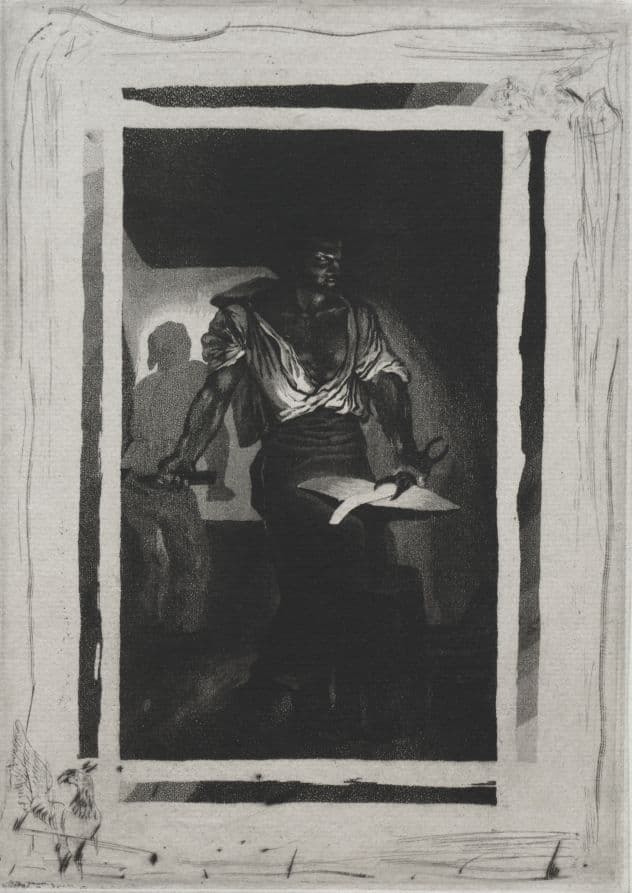 The Blacksmith — Eugène Delacroix