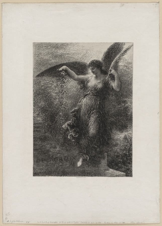 À Eugene Delacroix — Henri Fantin-Latour