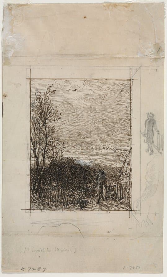 The Skylark — Samuel Palmer