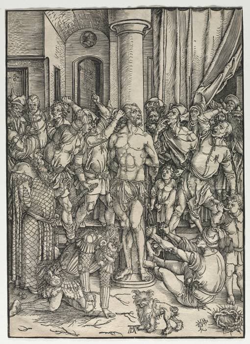 The Great Passion:  The Flagellation — Albrecht Dürer