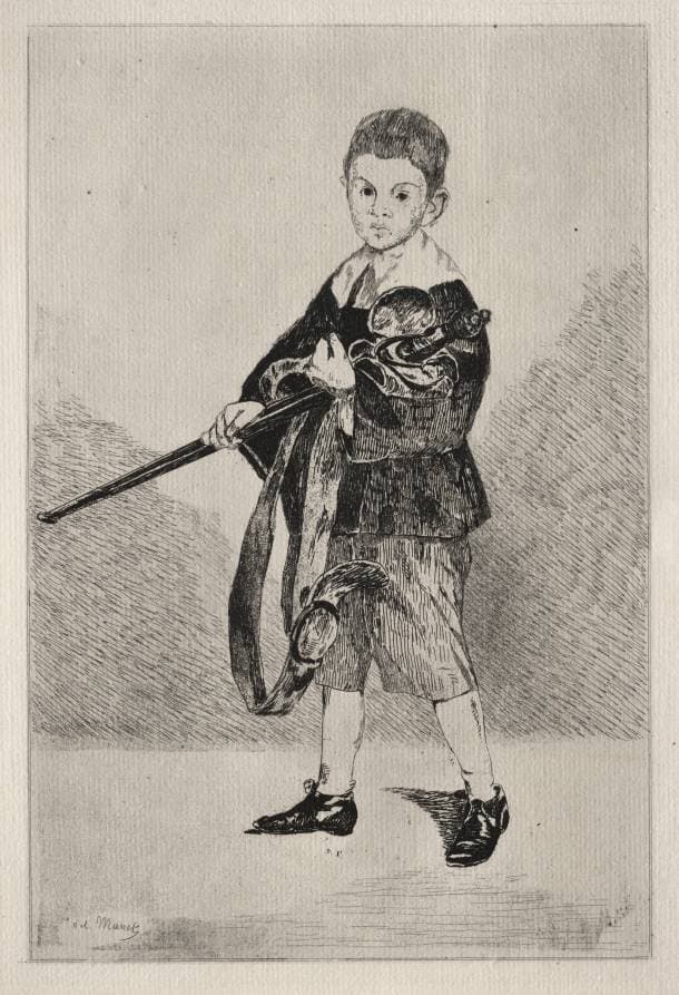The Boy with a Sword — Édouard Manet