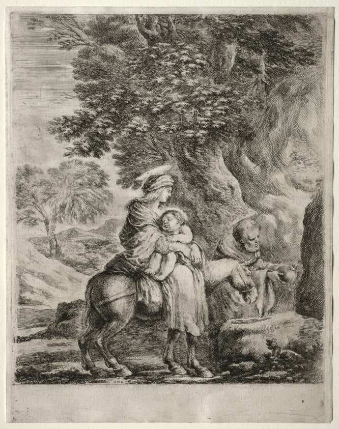 Flight into Egypt — Stefano Della Bella