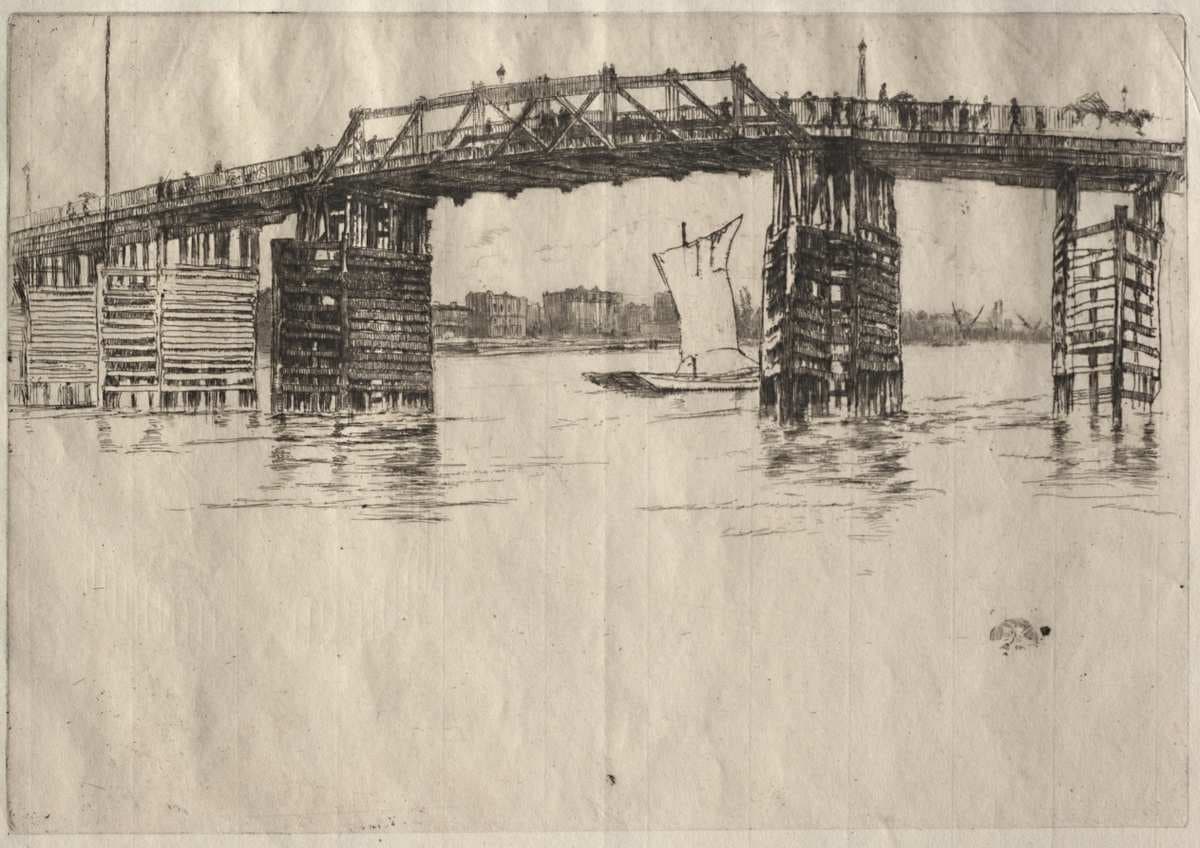 Old Battersea Bridge — James Abbott McNeill Whistler
