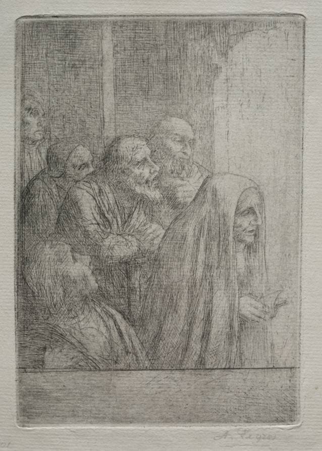 Midnight Mass (Le Messe de Minuit) — Alphonse Legros