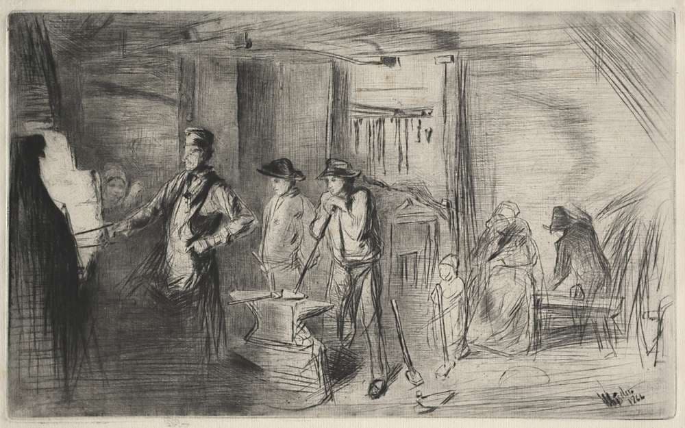 The Forge — James Abbott McNeill Whistler