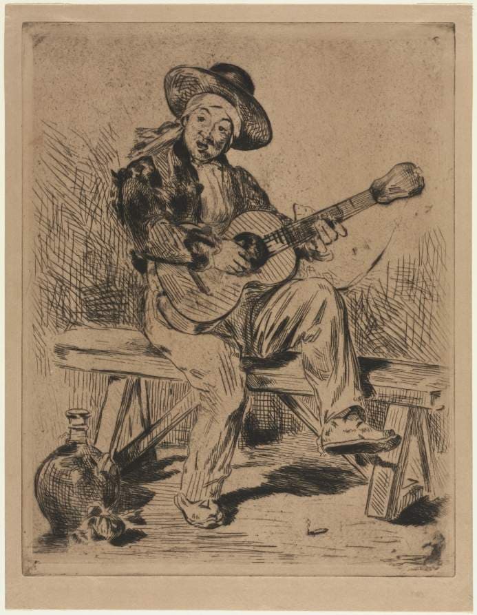 The Guitarist — Édouard Manet