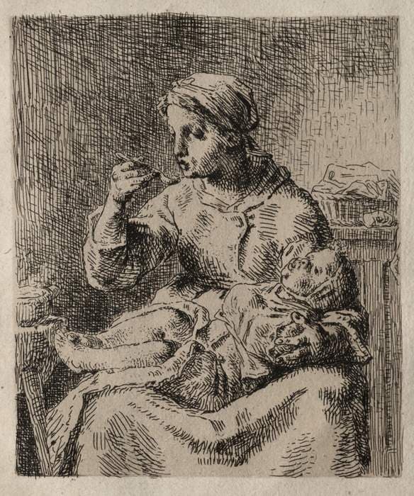 La Bouillée — Jean-François Millet