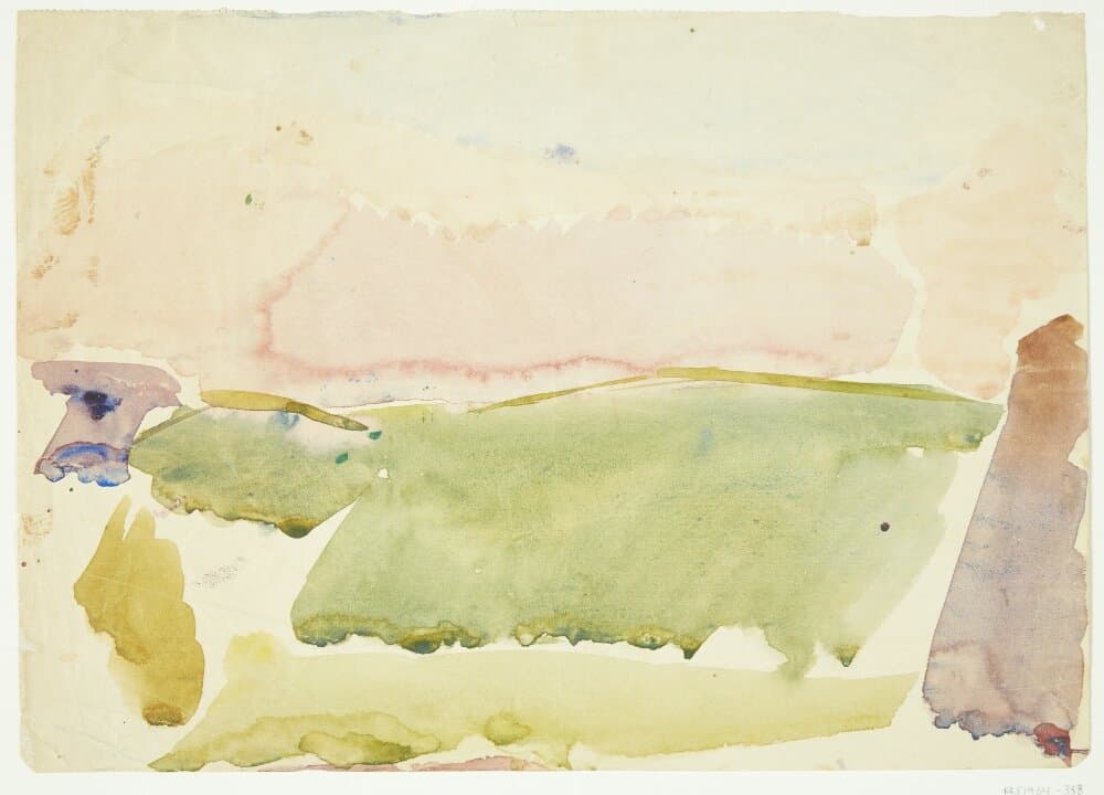 Landskab med marker — Edvard Weie