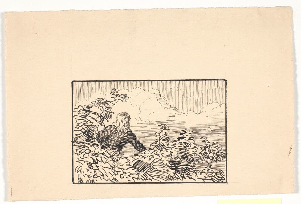 Forarbejde til "Lysabild" — Niels Skovgaard