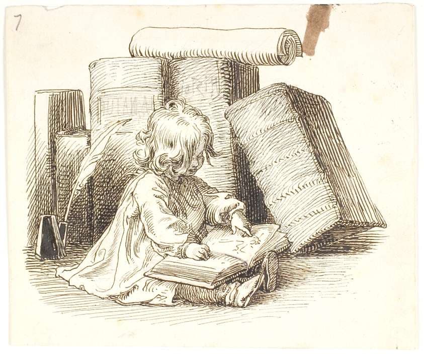 Lili læser — Lorenz Frølich