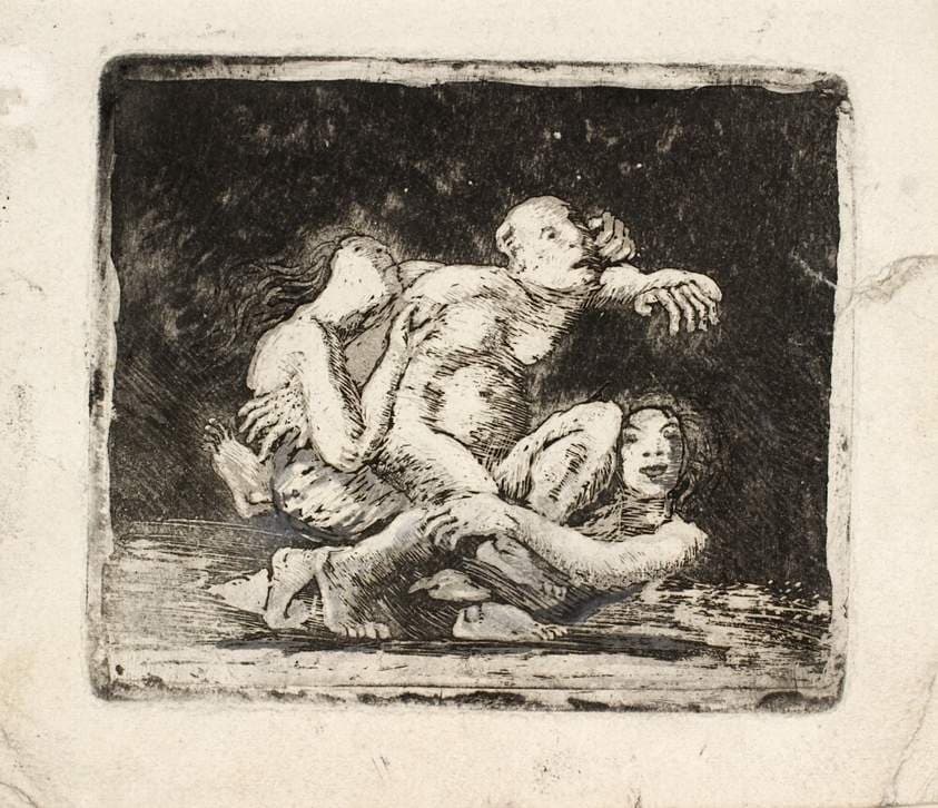 To kvinder slås om en mand — Oluf Hartmann