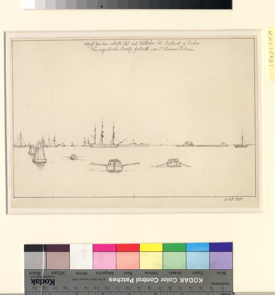 Thorvaldsens Ankomst og Modtagelse paa Kjøbenhavns Rhed, den 17de September 1838. — Christoffer Wilhelm Eckersberg