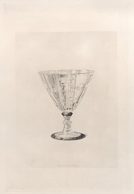 Crystal Drinking Glass — Jules-Ferdinand Jacquemart