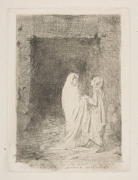 Dante and Virgil — Edgar Degas