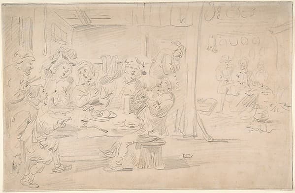 The King Drinks — David Teniers the Younger