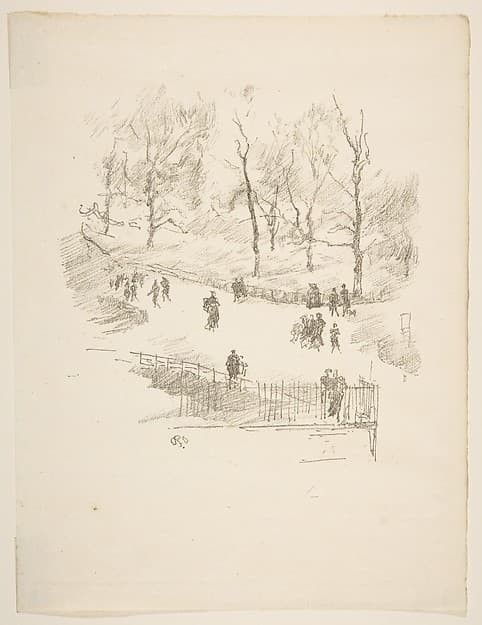 Kensington Gardens — James Abbott McNeill Whistler