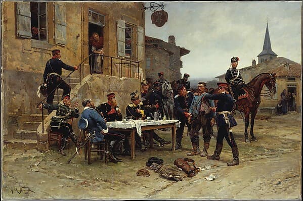 The Dispatch-Bearer — Alphonse de Neuville